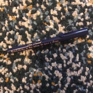 NEVER USED Too Faced Eyeliner - navy blue